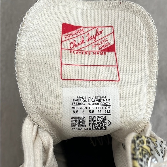 CONVERSE NWOT Hybrid Floral Run Star Hike High Top, Size 8.5 - Picture 11 of 12